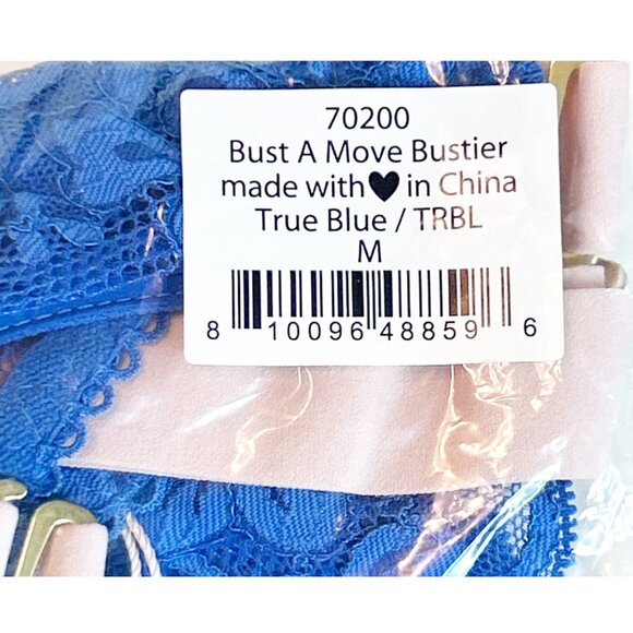 We Are HAH x Free People Women's Bust a Move Bustier True Blue Size M NWT - Picture 1 of 7